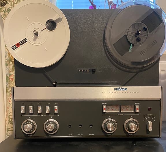 ReVox A77 rullbandspelare, 2-spårig