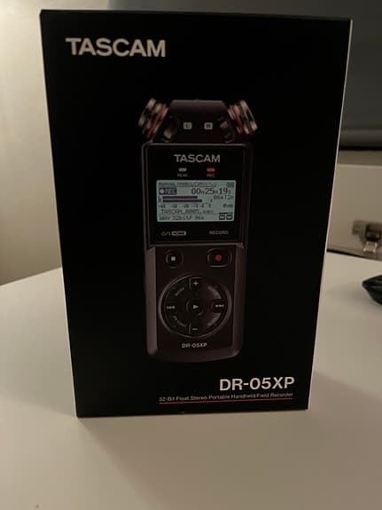 Tascam DR-05XP portabel inspelningsenhet