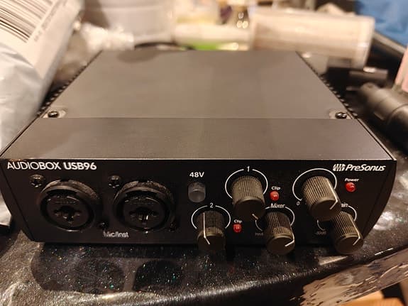 PreSonus AudioBox USB96 ljudkort / audio interface svart