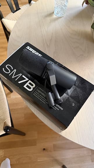2st Shure SM7B i absolut nyskick
