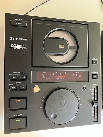 Pioneer cdj 500, vintage DJ-spelare från 1994