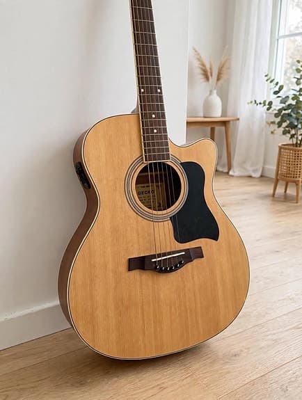 GECKO GF-40EQ Electro Acoustic - Nyskick Knappt Använd - Fishman Presys