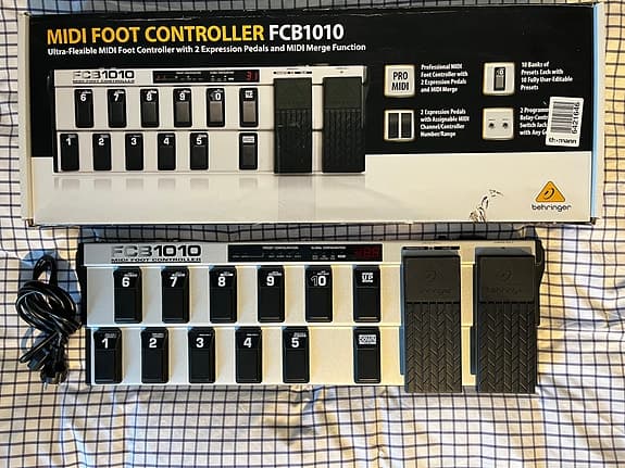MIDI-pedal Behringer FCB1010 med UnO chip