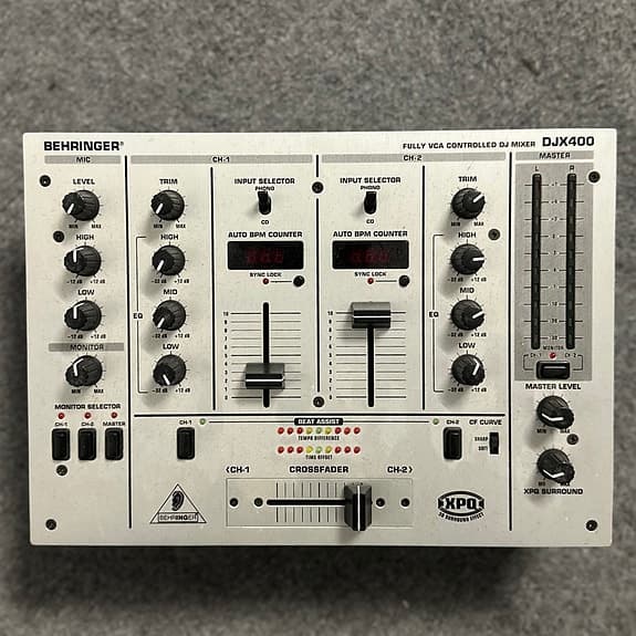 Behringer DJX400 DJ-mixer – 2-kanals