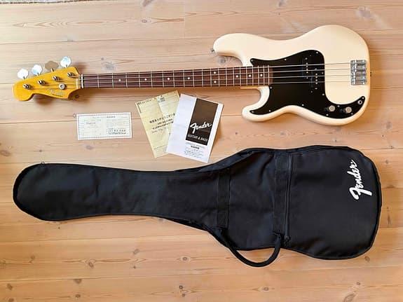 Fender Precision Bass '62 Vintage Reissue 1999 - Lefty, vänsterhänt