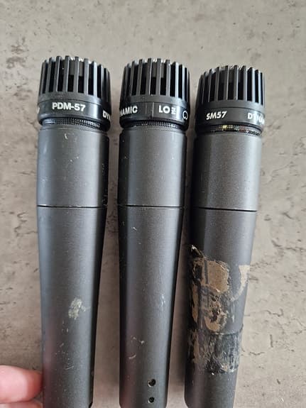 Dynamiska mikrofoner PDM-57 / LO / SM57 XLR
