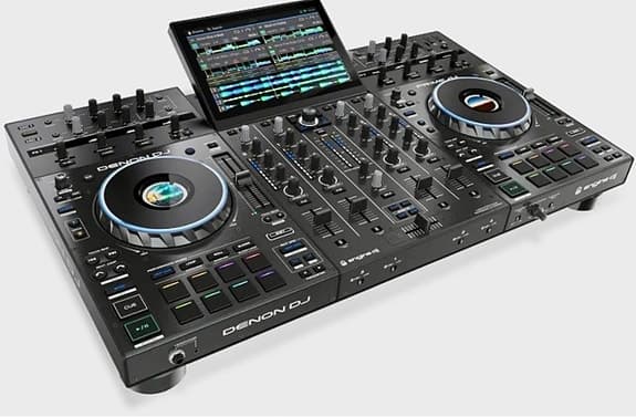 Denon DJ Prime 4 plus DJ-controller svart