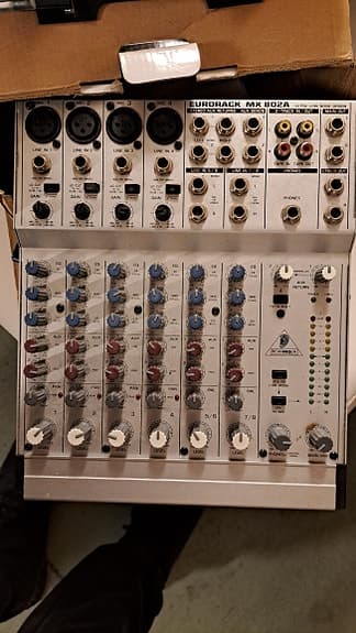 Mixer - Behringer Eurorack MX 802A 8 Channel Mixing Console