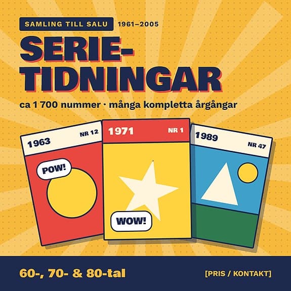 Kalle Anka & C:o 1961–2005 – ca 1 500 nr, många kompletta årgångar
