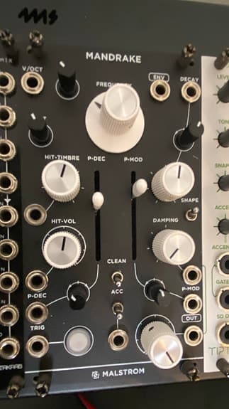 Eurorack: Malstrom Mandrake (BD/kick-modul)