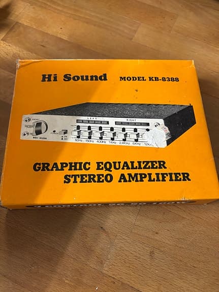 Hi Sound KB-8388 graphic equalizer stereo förstärkare