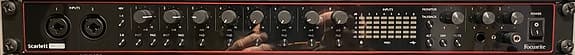 Focusrite Scarlett 18i20 gen 3 i kanonskick. En ägare!