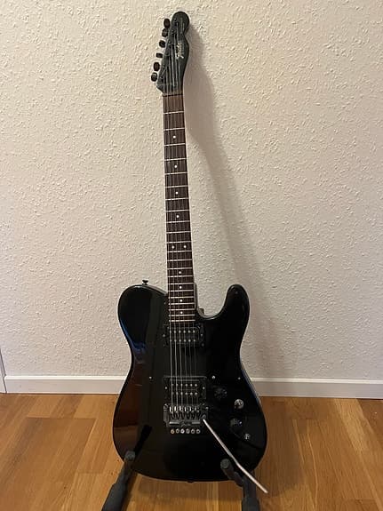 Fender Telecaster elgitarr svart