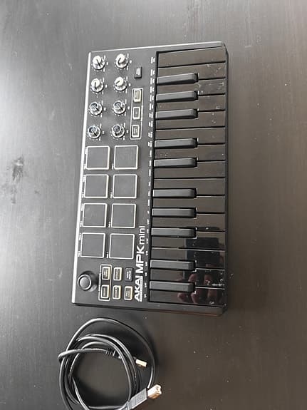 Akai MPK Mini MK2 MIDI-keyboard svart