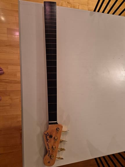 Warmoth lic. by Fender fretless ebony jazz bass neck