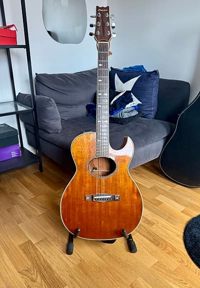 Chaser elektro-akustisk gitarr brun sunburst