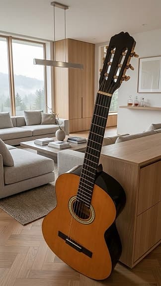 Akustisk gitarr klassisk natur