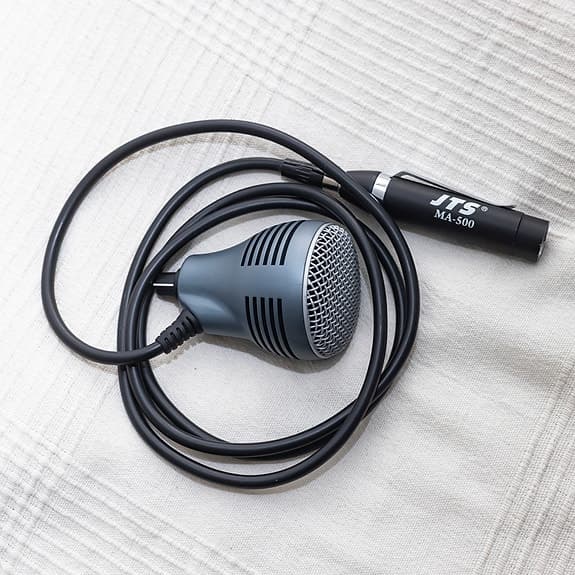 JTS- CX520 Bullet Condensor Microphone with Phantom Power Adapter