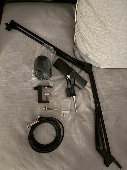 Shure sm7b mikrofon med tillbehör