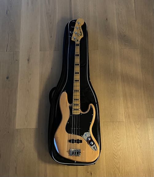 Fender Squier Jazz Bass elbas natur