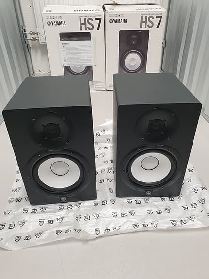 Yamaha hs7, hs8s, ljudkort, stativ