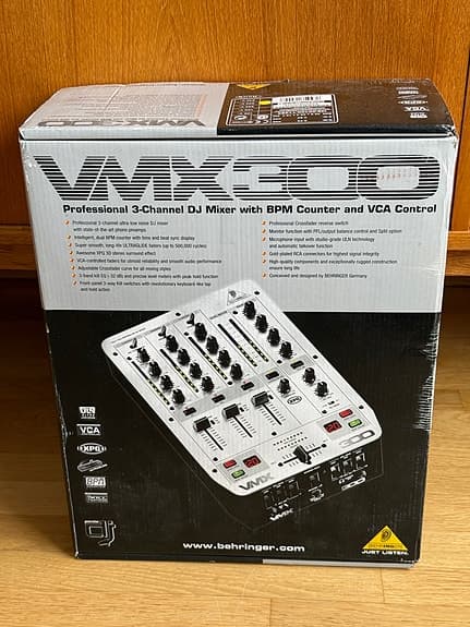Helt ny professionell 3-kanals DJ-mixer – Behringer VMX300