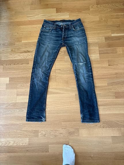 Made in Italy iNudie Jeans jeans herr W30 L34 blå denim