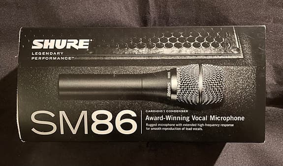 Shure SM86 mikrofon kondensator