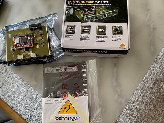 Behringer X-Dante expansionskort för mixer/ljudinterface