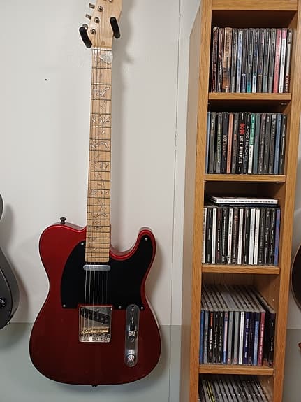 Custom-byggd telecaster med Fenderkropp,allpartshals