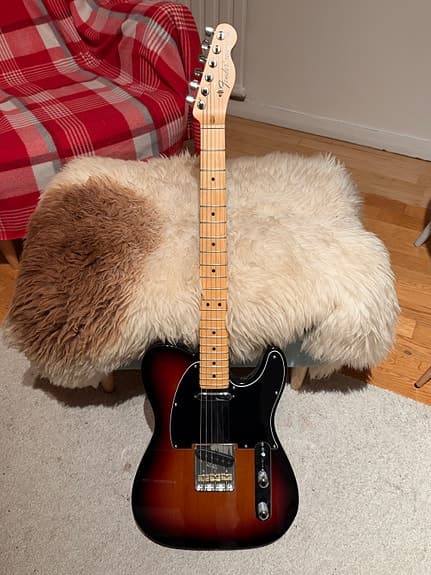 Fender Telecaster elgitarr sunburst USA