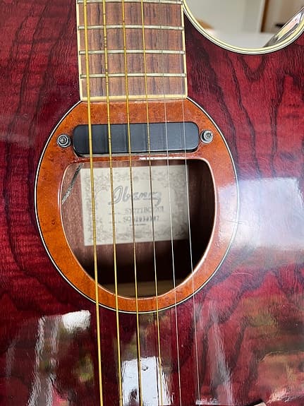 Ibanez SX72-EBC Masa (2002) elektroakustisk gitarr i nyskick + väska