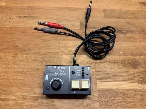 Roland WS-1 Write Switch till CR-78 Trummaskin