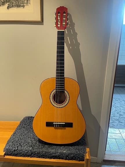 Klassisk gitarr 3/4 nylonsträngad