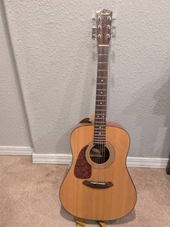Left Handed Fender Acoustic Guitar