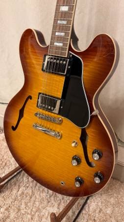 2024 Gibson ES-335 Figured - Iced Tea -MINT - image 2