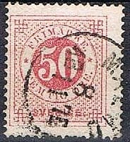 Sverige stemplet nr 25, Afa 350