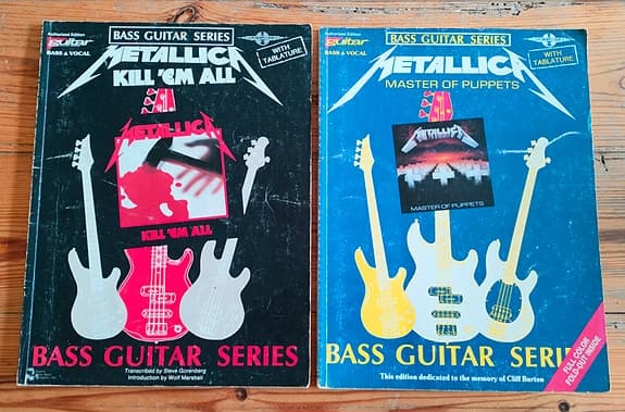 Metallica Bass guitar series