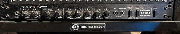 Ken Multi DE-1200 Digital Delay (BBD delay i rackformat)