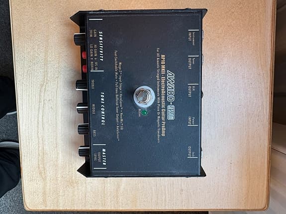Award-Session AP10 MkII Pre Amp Pedal / Stomp Box Used – Excellent