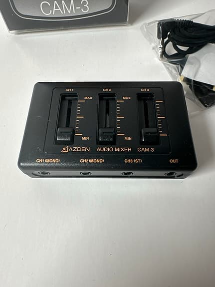 Azden CAM-3 mini mixer til ex. DSLR video optagelser
