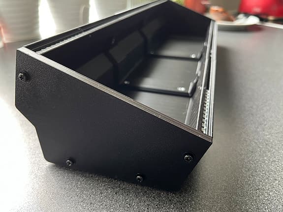 Moog shaped eurorack case