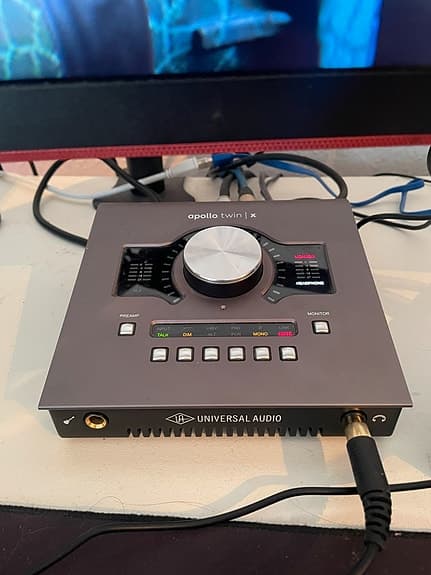 Apollo Twin X QUAD LYDKORT + Plugins + Thunderbolt kabel