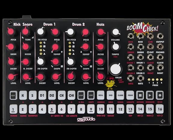 Analog trommemaskine desktop/Eurorack modular