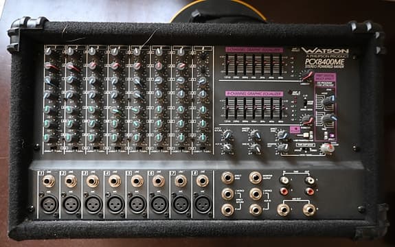 Watson PCX8400ME 8ch 400w power mixer