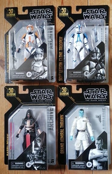 Star Wars 6" figurer, Hasbro Black Series Archive UÅBNET