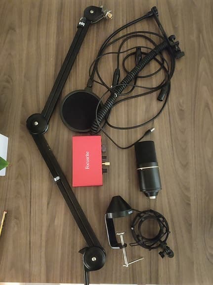 mikrofon+ arm