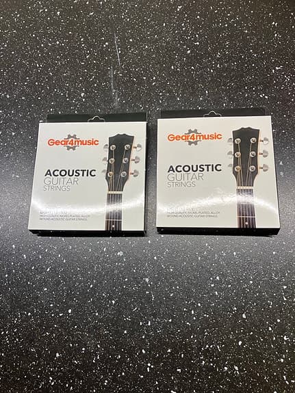 Gear4music Acoustic Guitar Strings Light 12-53