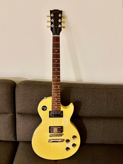 Gibson Les Paul Special Faded TV Yellow med humbuckers sælges