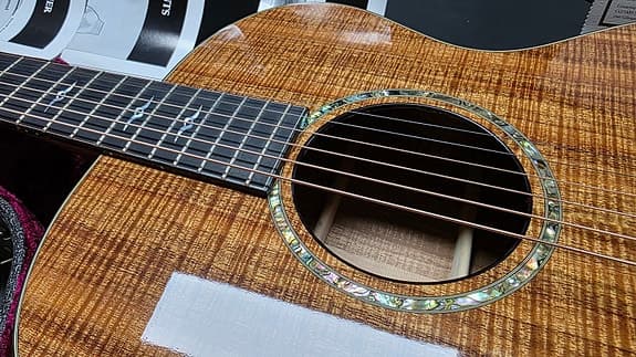 Taylor K-22 Presentation Custom AAAAA Flame Hawaiian Koa K22 Acoustic Guitar